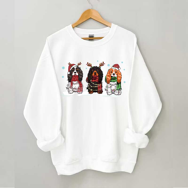 Cavalier King Charles Spaniel Christmas Sweatshirt