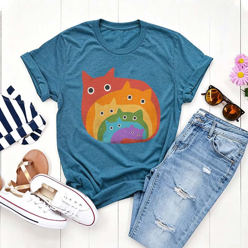 Rainbow Cats T-Shirt
