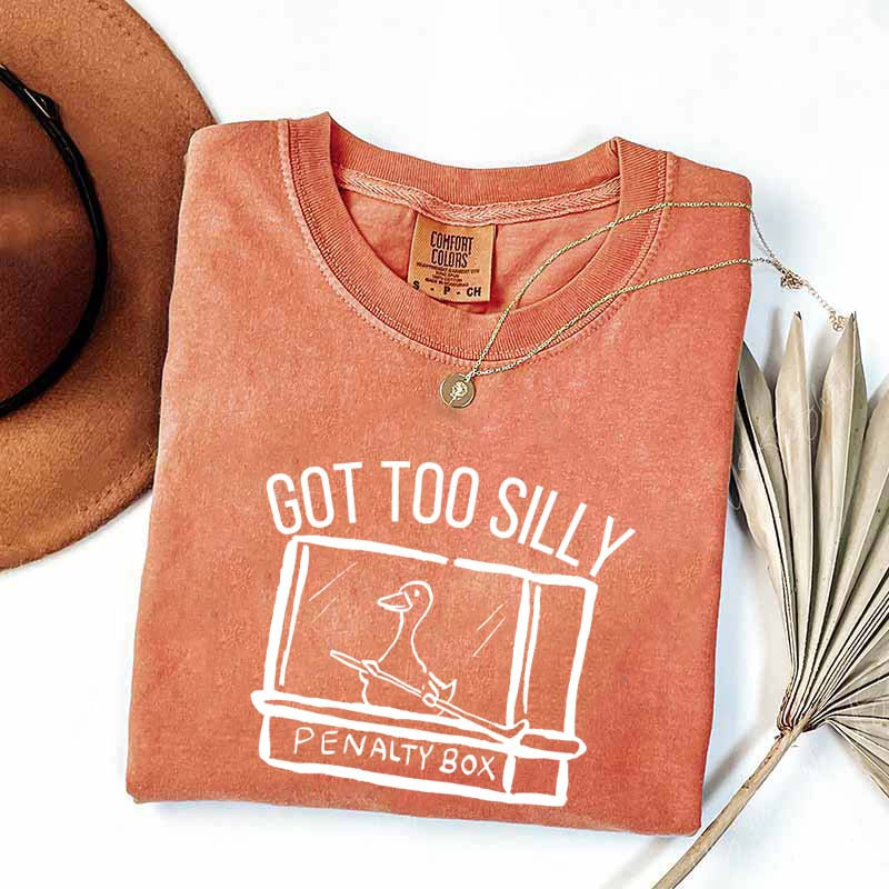 Hockey Got Too Silly Penalty Box T-Shirt