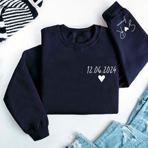 Personalized Date Initials Anniversaries Sweatshirt