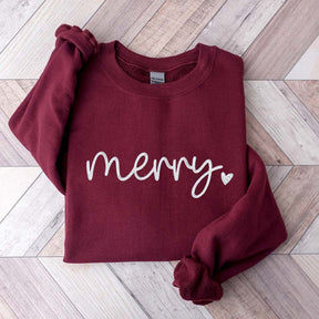 Cute Merry Christmas Holiday Sweatshirt