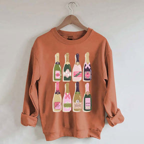 Champagne Bottles Lovers Sweatshirt