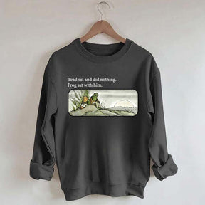 Frog And Toad Book Lover Sweatshirt