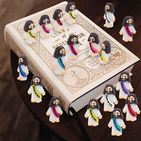 Pocket Jesus Loves You hurch Christmas Party Favors Baptism Gifts Figurines