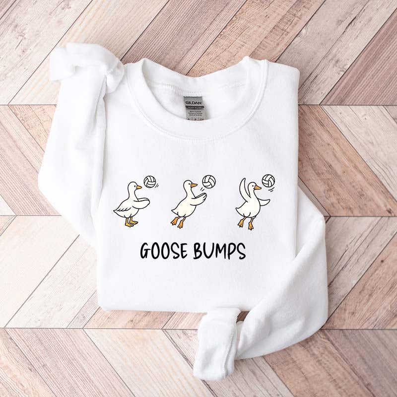 Goose Bumps Volleyball Goose Sweatshirt