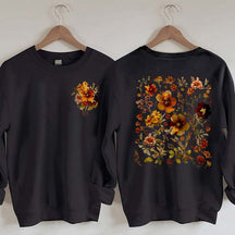 Autumn Cottagecore Autumn Floral Sweatshirt