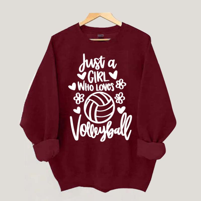 Floral Volleyball Sweatshirt