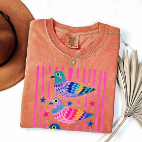 Colorful Pigeon Cute Bird T-Shirt