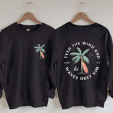 Beachy Backprint Bible Verse Sweatshirt