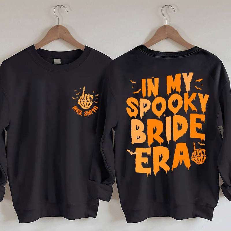 In My Spooky Bride Era Halloween Sweatshirt