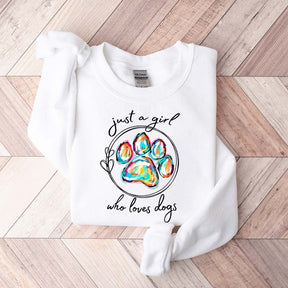 Just a Girl Who Loves Dogs Sweatshirt