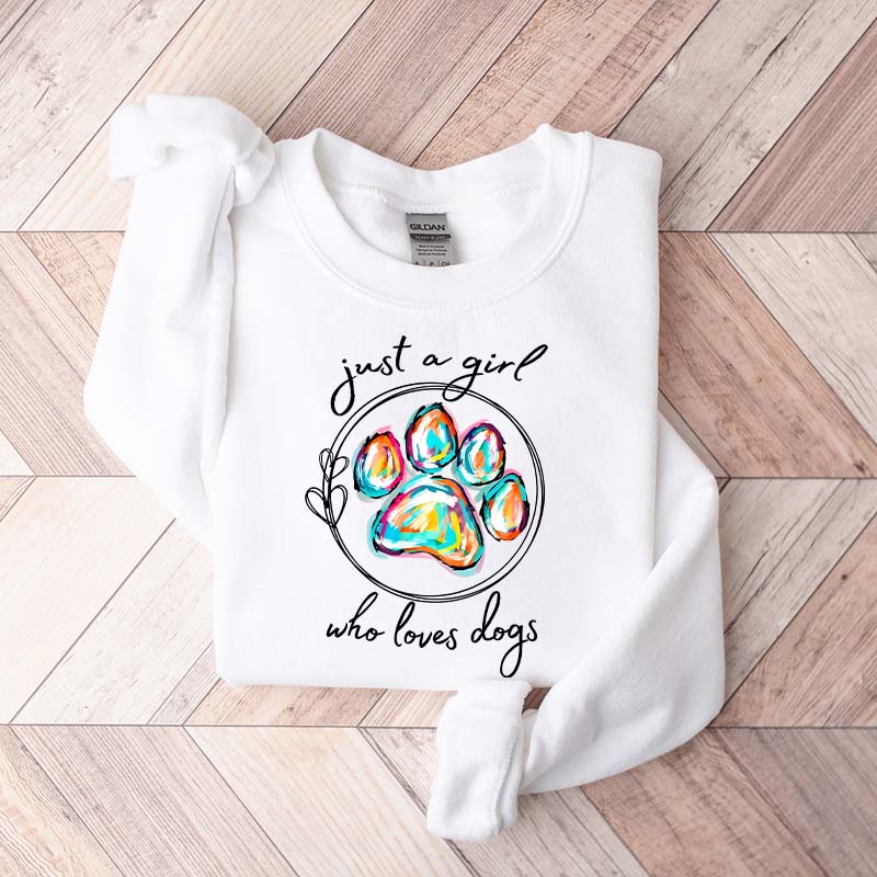 Just a Girl Who Loves Dogs Sweatshirt