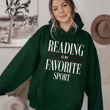 Reading Is my Favorite Sport Hoodie
