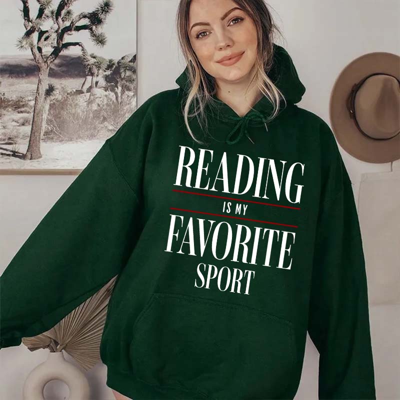 Reading Is my Favorite Sport Hoodie