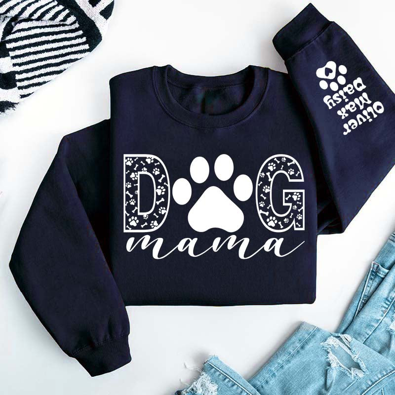 Custom Dog Mama Gifts Sweatshirt