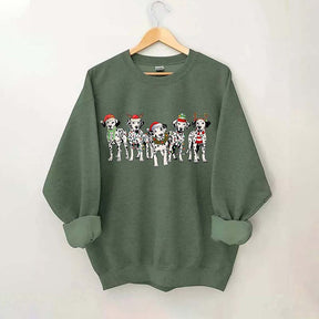 Christmas Dalmatian Sweatshirt