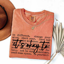 It's Okay Inspirational T-Shirt