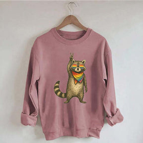 Raccoon Pride LGBT Sweatshirt