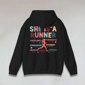 Half Marathon Running Religous Hoodie
