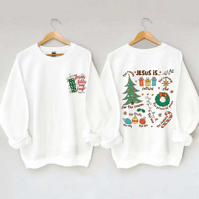 Retro Religious Christmas Sublimation Sweatshirt