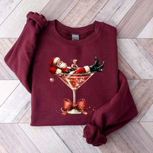 Santa's Hot Mess Martini Sweatshirt