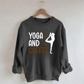 Yoga And Coffee Sweatshirt
