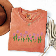 Cute Minimalist Tulip T-Shirt