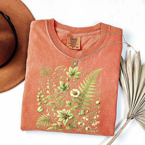 Botanical Fern & Wildflowe T-Shirt