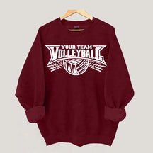 Custom Volleyball Team School Spirit Sweatshirt