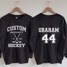 Personalized University Hockey Est Custom Year Sweatshirt
