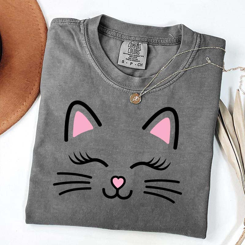 Cute Just A Girl Who Loves Cat T-Shirt