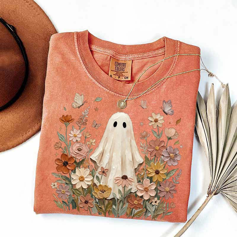 Vintage Ghost Fall Comfort Colors T-Shirt