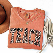 Comfort Colors Leopard Teacher T-Shirt