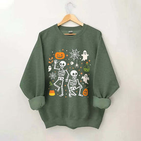 Slightly Subtle FDT Halloween Skeleton Sweatshirt