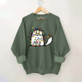 Christmas Funny Cat Sweatshirt