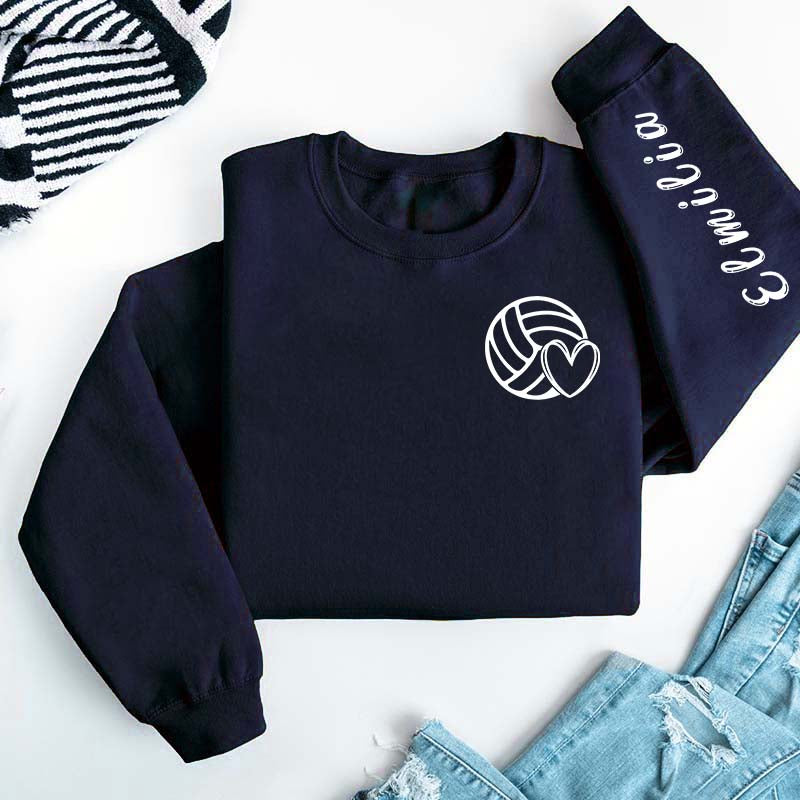 Custom Name High School Volleyball Sweatshirt