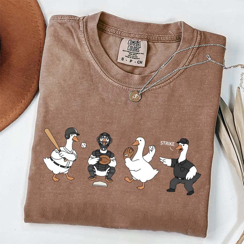 Baseball Goose Player T-Shirt