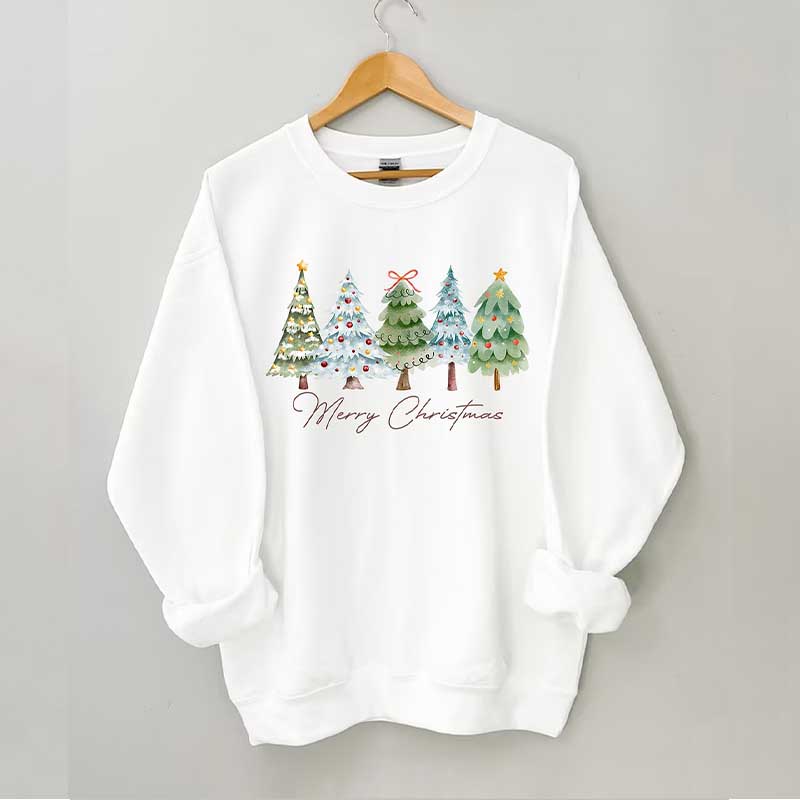 Merry Christmas Tree Sweatshirt