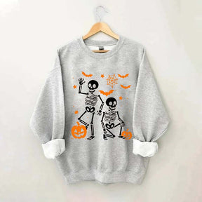 Funny Slightly Subtle FDT Halloween Skeleton Sweatshirt