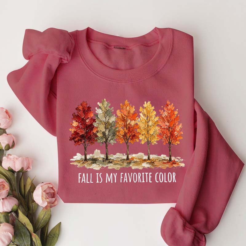 Fall Is My Favorite Color Tree Sweatshirt