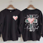 Look Back And Thank God Look Forward And Trust God Sweatshirt