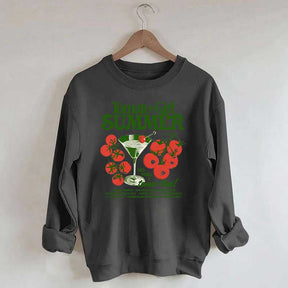 Vintage Tomato Girl Cocktail Sweatshirt