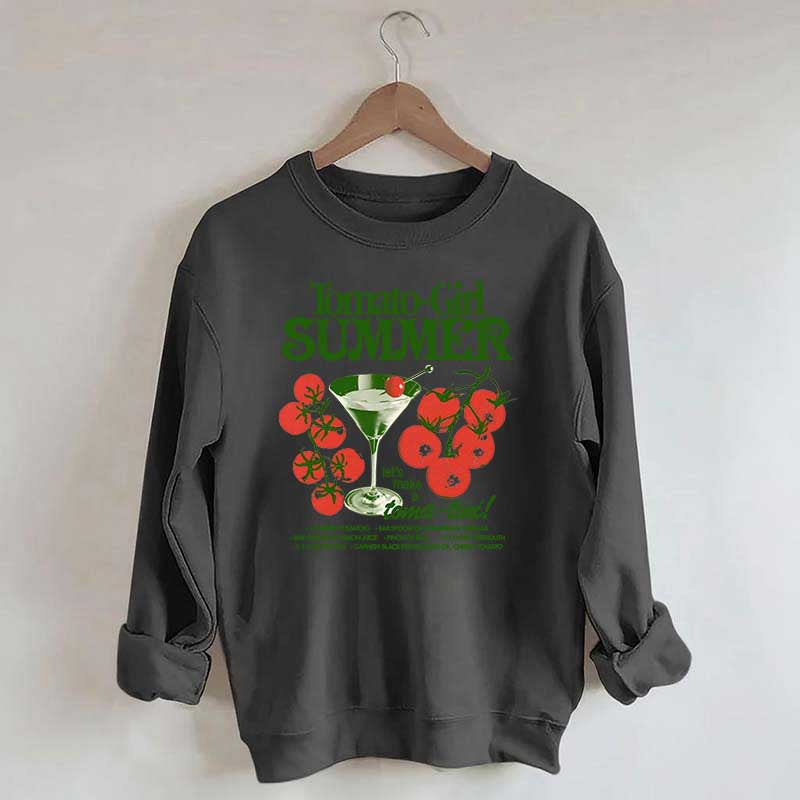 Vintage Tomato Girl Cocktail Sweatshirt