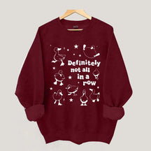 Retro Ducks Not in A Row Sweatshirt