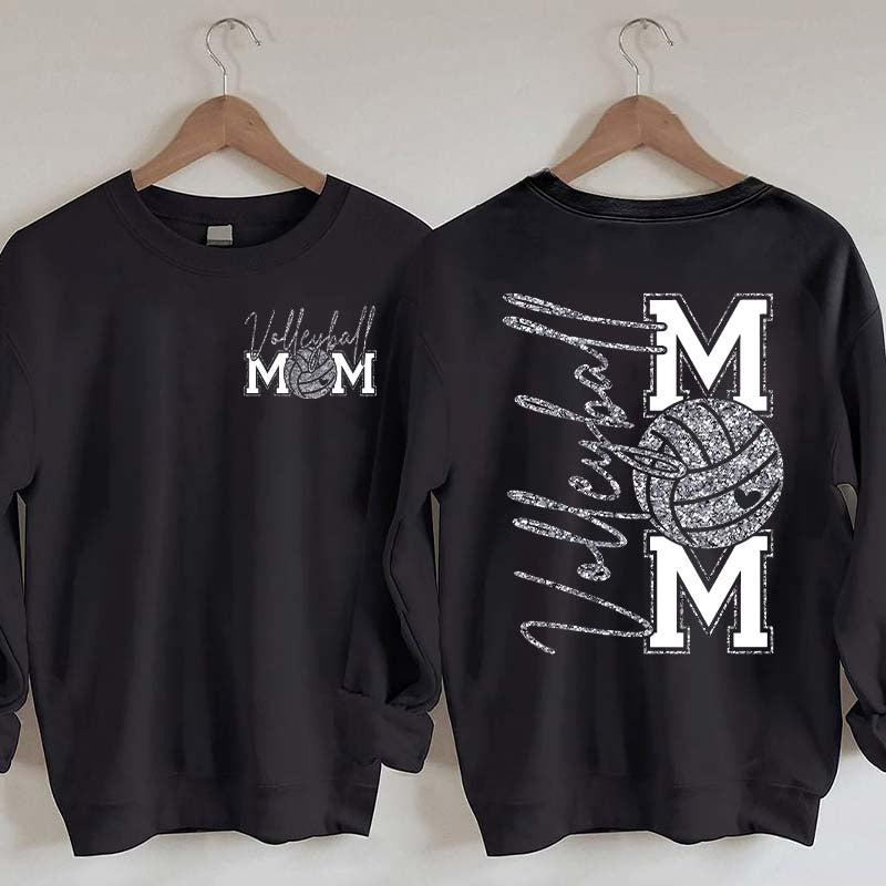 Volleyball Mom Printed Sweatshirt
