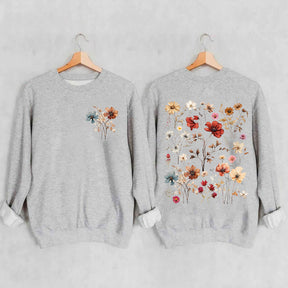 Vintage Wildflower Natural Lover Sweatshirt