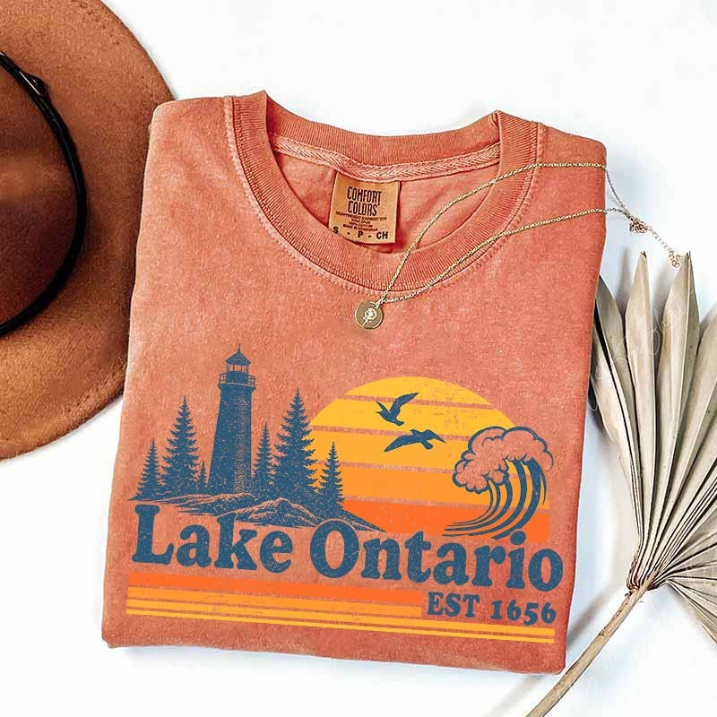 Vintage Lake Ontario Great Lakes T-Shirt