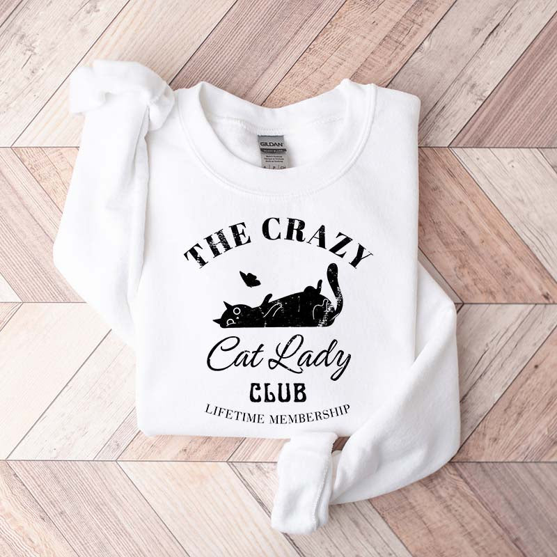 Crazy Cat Lady Club Sweatshirt