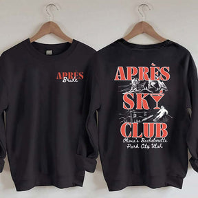 Custom Apres Ski Bachelorette Sweatshirt