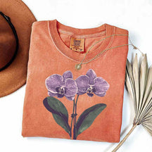Vintage Orchid Flower Lover T-Shirt